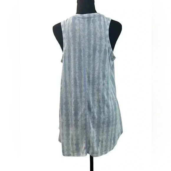 ATHLETA Breezy Tank Top Women's Size Large Cloudy Blue Beach Comber Tie Dye - Picture 3 of 7